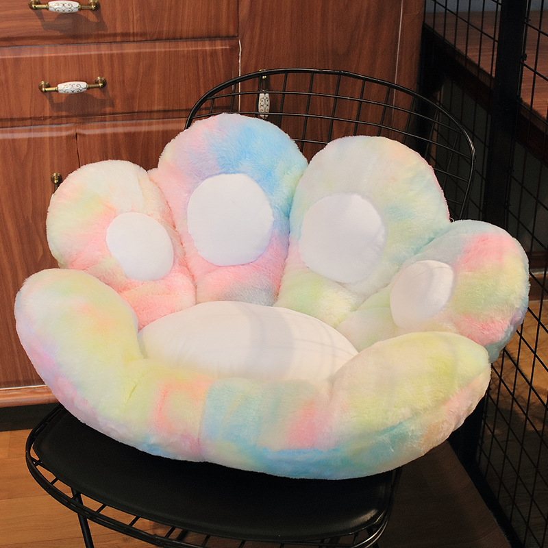 Seat Cushion Cat Paw Shaped Cute Seat Cushion Cat Paw Shaped Lazy Sofa Office Chair Cushion For