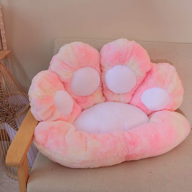 Seat Cushion Cat Paw Shaped Cute Seat Cushion Cat Paw Shaped Lazy Sofa Office Chair Cushion For