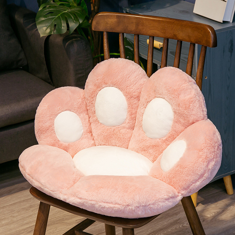 Seat Cushion Cat Paw Shaped Cute Seat Cushion Cat Paw Shaped Lazy Sofa Office Chair Cushion For