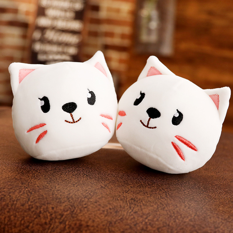 Cute Plush Pillow, Removable Fluffy Animal Kitten Dolls, Soft Animals Stuffed Toy Pillow For Girls Kids