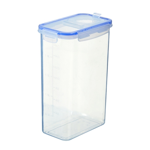 Air Lock Food Container Clear Durable Polypropylene Rubber Clear