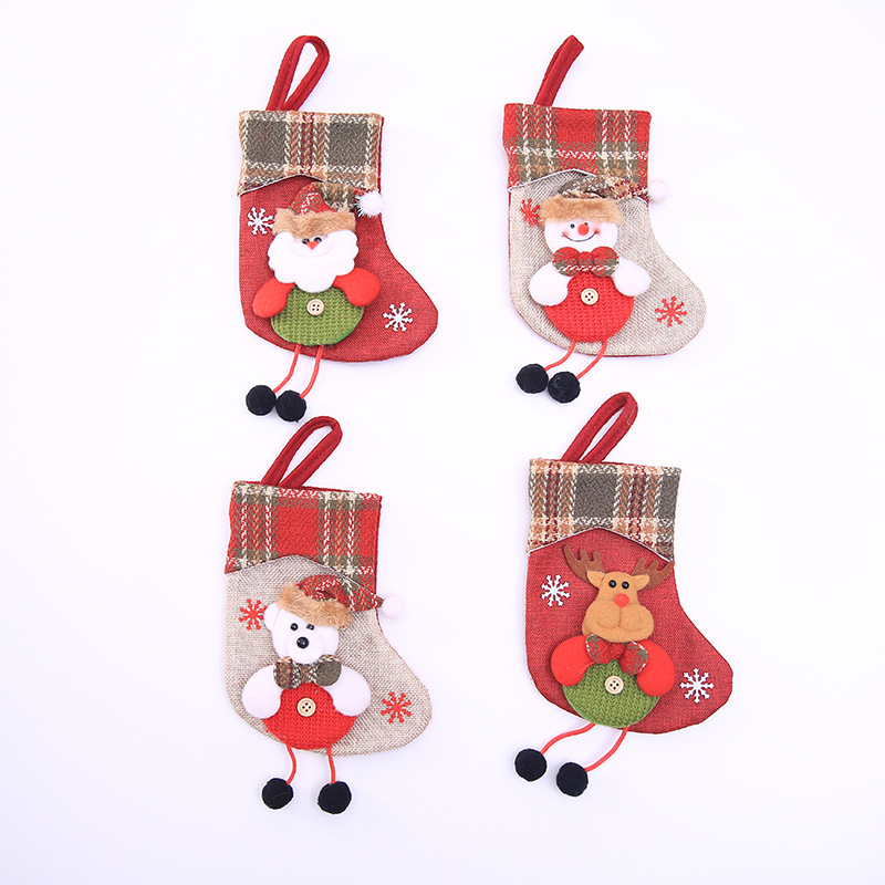 Christmas Sock Pendants – Festive Gift Bags & Ornaments for Holiday Decor