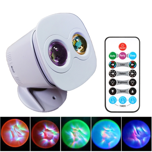 RGB LED Aurora Projector – DJ Disco Light for Party, Bar, KTV Room, and Stage with Sunset Effect (USB Powered)