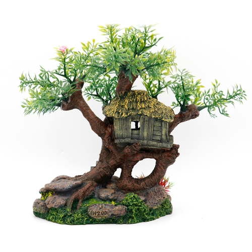 Classic For Pets Wood Bridge / Plant  (Fish , Decoration , Ornaments)