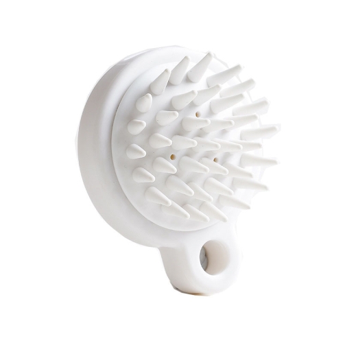 10 Pcs Xts01 Silicone Soft Teeth Head Shampoo Massage Comb Shampoo Brush(White)