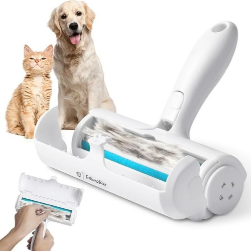 Pet Hair Remover and Reusable Lint Roller - Multi-surface Hair Removal Tool