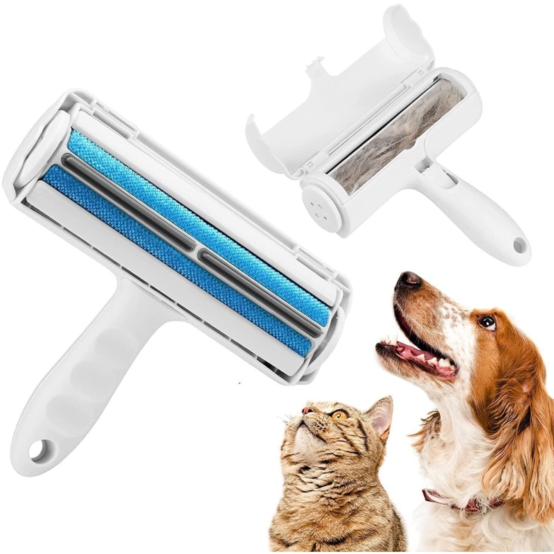 Pet Hair Remover and Reusable Lint Roller - Multi-surface Hair Removal Tool