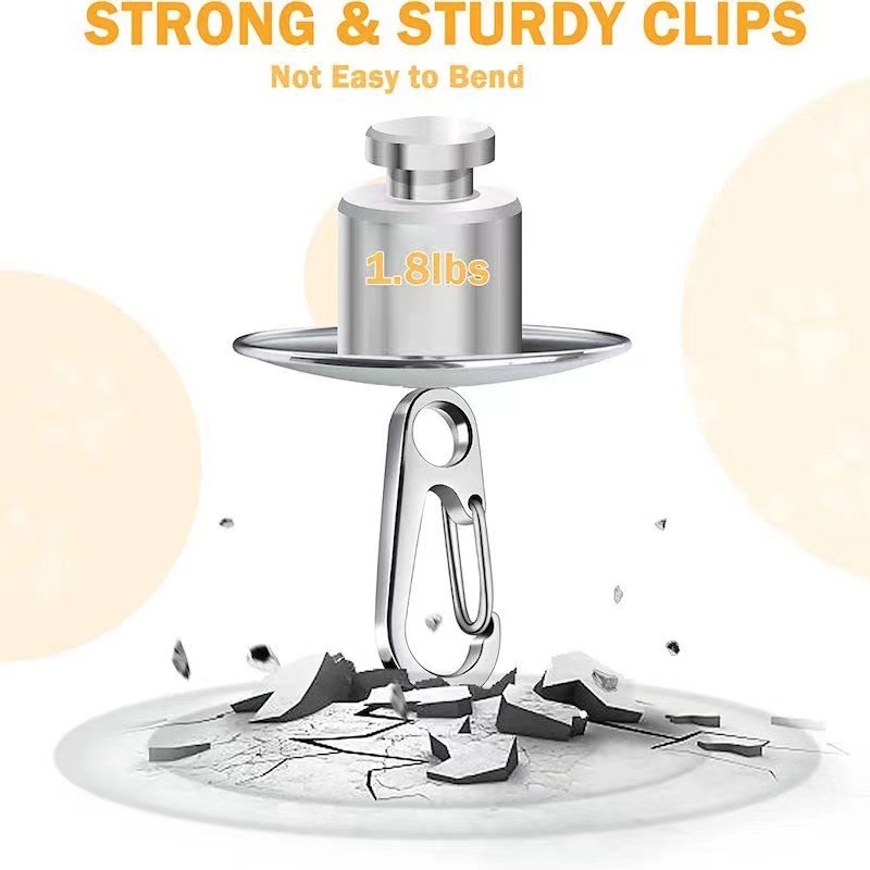 Dog Tag Clips, 2 Pack Quick Clip With Rings, Easy Change Dog Cat Id Tag Holder For Small Pet Collars And Harnesses